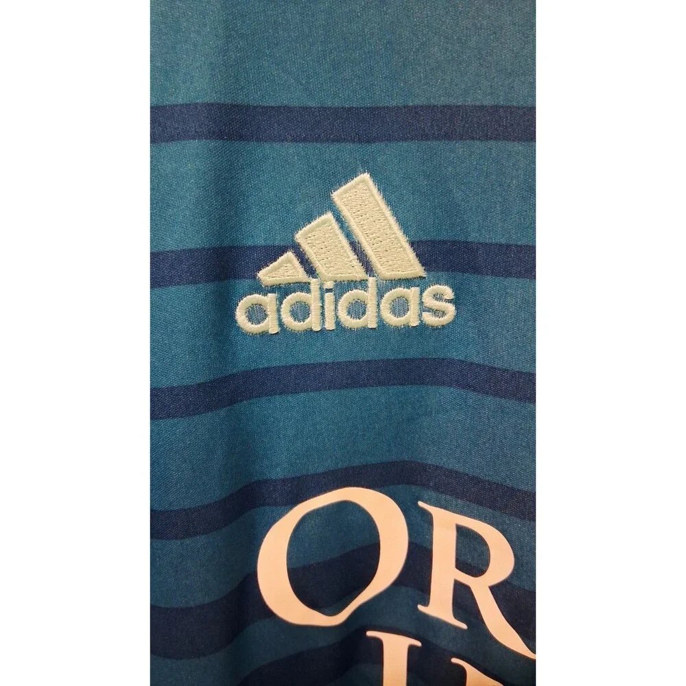 Orlando City SC Jersey Mens Large Blue MLS Soccer Adidas NWT Rare 2018